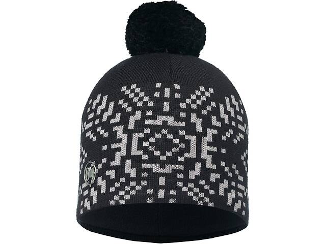 Шапка Buff Knitted & Polar Hat Whistler Black One Size Черный