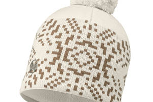 Шапка Buff Knitted & Polar Hat Whistler Cru One Size Бежевый