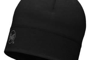 Шапка Buff Merino Wool 1 Layer Hat Solid Black One size (1033-BU 113013.999.10.00)