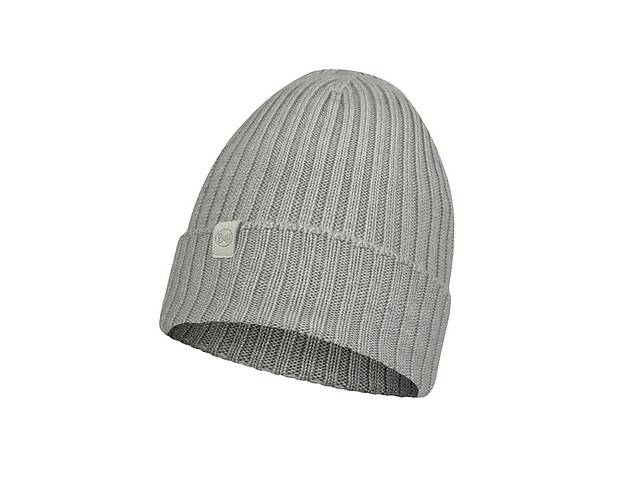 Шапка Buff Merino Wool Knitted Hat NORVAL One Size Светло-Серый - Фото 1