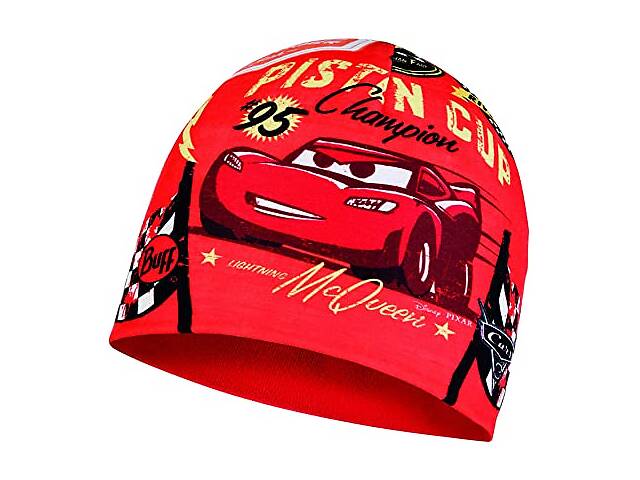 Шапка детская Buff Cars Child Microfiber & Polar Hat Piston cup multi One Size Красный