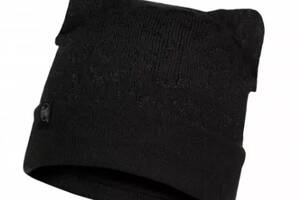 Шапка детская Buff Knitted & Fleece Hat New Alisa One Size Черный