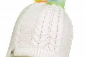 Шапка детская Buff Knitted & Fleece Hat Nina One Size Белый