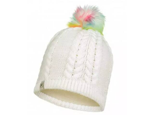 Шапка детская Buff Knitted & Fleece Hat Nina One Size Белый