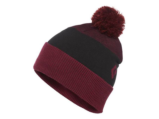 Шапка мужская Black Diamond Pom Beanie One Size Бордовый-Черный