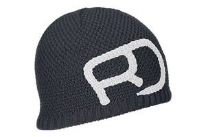 Шапка мужская Ortovox Rock'n'Wool Beanie Men M Черный-Белый