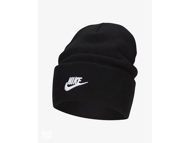 Шапка Nike Peak Tall Cuff Futura Beanie (FB6528-010) ONE SIZE Черный