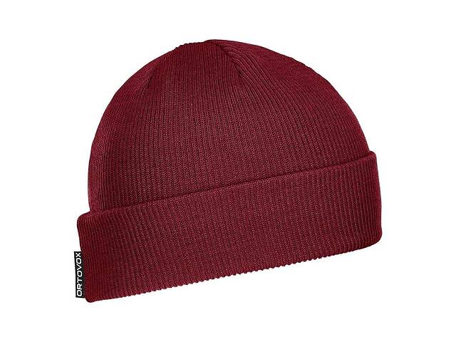 Шапка Ortovox Nicholson Rib Beanie 50-56 Бордовый