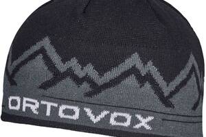 Шапка Ortovox Peak Beanie One Size Черный-Серый