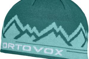 Шапка Ortovox Peak Beanie One Size Темно-Бирюзовый