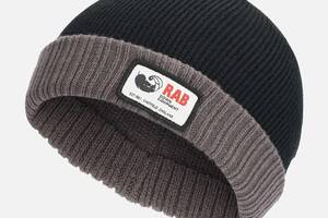 Шапка Rab Essential Beanie One Size Черный-Серый