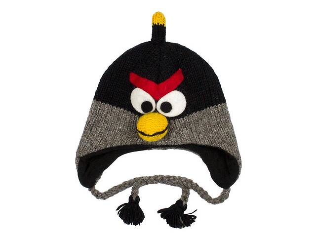 Шапка с ушками детская Kathmandu Animals Angry bird One Size Черный (22912)