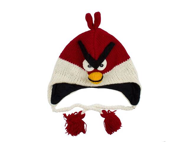 Шапка с ушками детская Kathmandu Animals Angry bird Оne size Красный (23040)