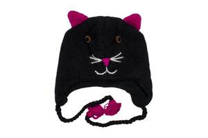 Шапка с ушками Kathmandu Animals Black cat Оne size Черный (22931)