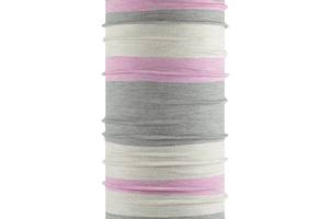 Шарф-труба Buff Merino Move Light Grey Белый-Серый One Size