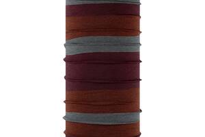 Шарф-труба Buff Merino Move Mahogany Серый-Коричневый One Size