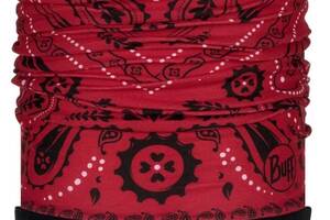 Шарф-труба Buff Polar New Cashmir Red Черный-Красный One Size