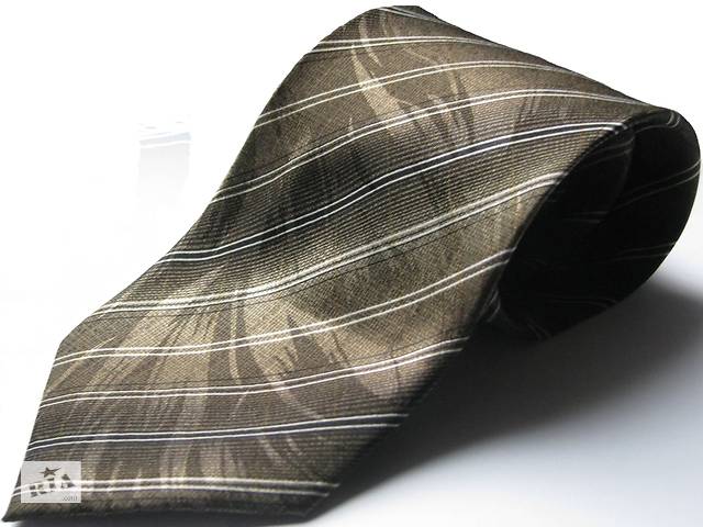 Шелковый галстук стандартный Schönau - 132 Коричневый