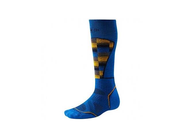 Шкарпетки Smart Wool Men's PhD Ski Medium Pattern Bright Blue (1033-SW SW018.378-XL)