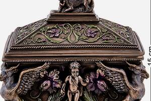 Шкатулка Veronese Дитя природы 15 см 1907291 бронзовое покрытие Купи уже сегодня!