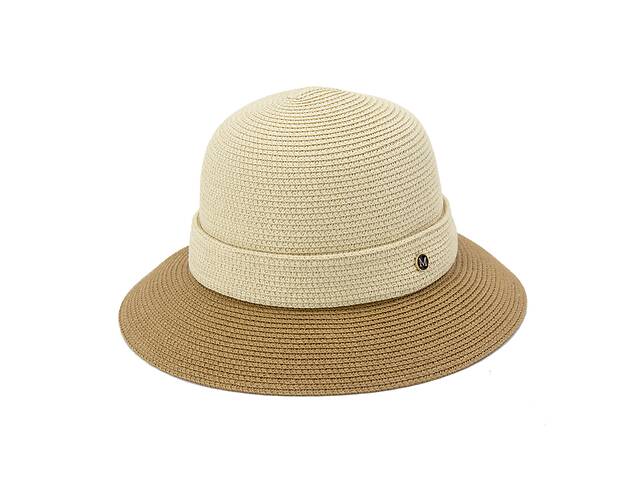 Шляпа ГАББИ Двухцветная светло-бежевый SumWin 55-59