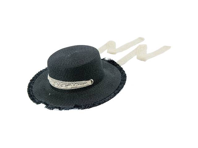 Шляпа канотье МИЛАНА черный SumWin 55-58