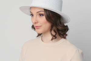 Шляпа LuckyLOOK женская канотье 817-860 One size Белый
