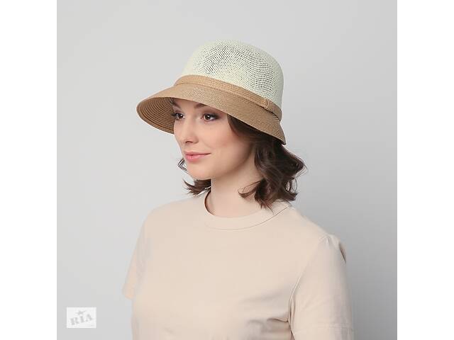 Шляпа LuckyLOOK женская клош 818-164 One size Бежевый, Молочный