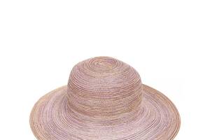 Шляпа со средними полями женская хлопок бежевая BRITNEY 855-398 OneSize LuckyLOOK