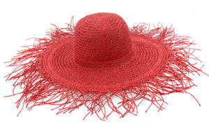 Шляпа ВАНГА бахрома красный SumWin 55-59