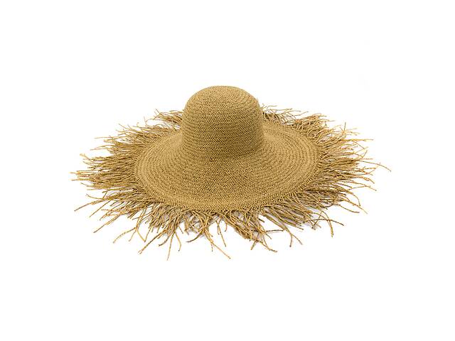Шляпа ВАНГА бахрома темный беж SumWin 55-59