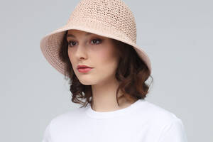 Шляпа женская LuckyLOOK с маленькими полями 376-411 One size Розовый