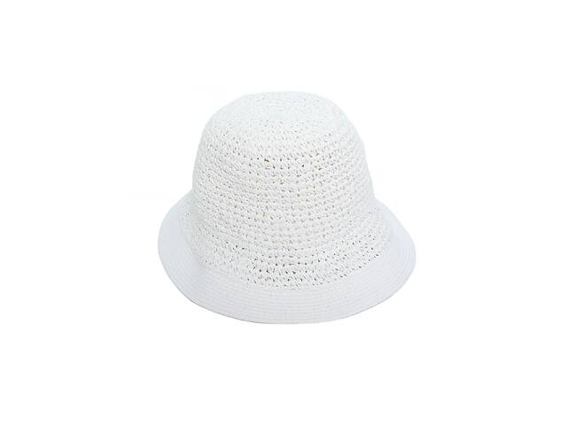 Шляпа женская LuckyLOOK с маленькими полями 376-459 One size Белый