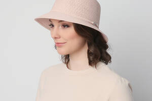 Шляпа женская с маленькими полями LuckyLOOK 844-002 One size Розовый