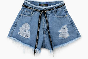 Шорты джинсовые для девочки S&D 6053 176 см Синий (2000989806233)