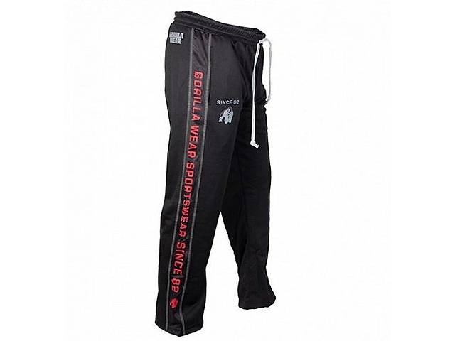 Штаны Functional Mesh Gorilla Wear XXL/3XL Черно-красный (06369048)