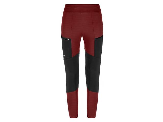 Штаны женские Salewa Puez Dry Responsive Cargo Tights Women M Бордовый-Черный