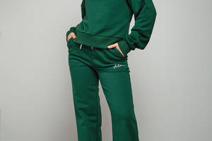 Штаны женские широкие 102990 р.M Fashion Зеленый