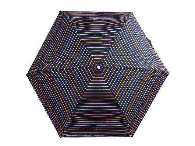 Складна парасолька Fulton Зонт женский компактный облегченный супертонкий механический FULTON (ФУЛТОН) FULL553-Rainbo...