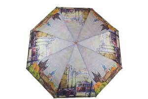 Складной зонт Magic Rain Зонт женский механический компактный облегченный MAGIC RAIN (МЭДЖИК РЕЙН) ZMR1224-1