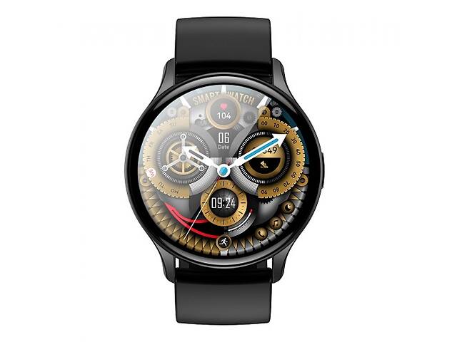 Смарт часы круглые XO J5 AMOLED Black