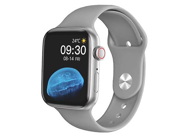 Смарт часы сенсорные SMART WATCH WH22-6 с функциями фитнес трекер Silver