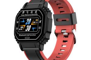Смарт часы Smart watch B3-2 умный браслет с функциями пульсометра Красный