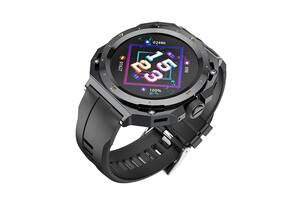 Смарт-часы Smart Watch Hoco Y14 Блютуз v5.0 емкостью 200mAh IP67/Android, iOS Black