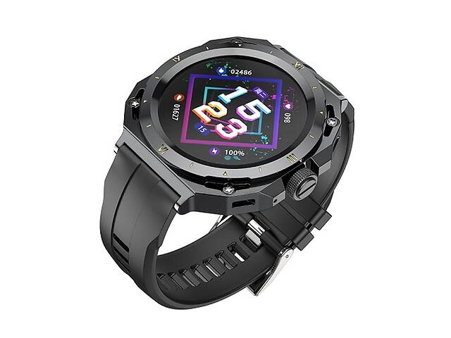 Смарт-часы Smart Watch Hoco Y14 Блютуз v5.0 емкостью 200mAh IP67/Android, iOS Black