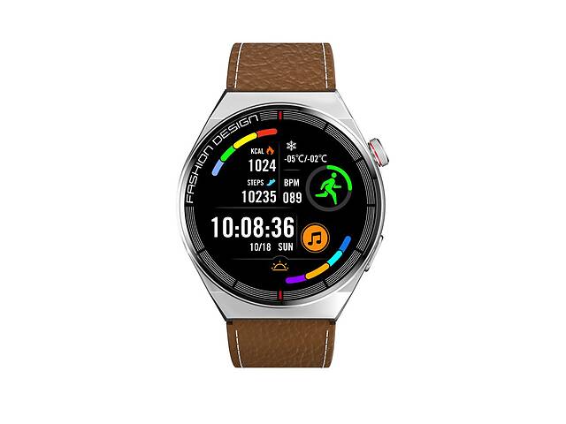 Смарт-часы Smart Watch XO J1 Блютуз v5.1,емкостью 270mAh IP68 диагональ 1.32 /Android, iOS Brown