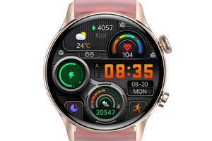 Смарт-часы Smart Watch XO J4 Блютуз v5.0 / NFC, емкостью 280mAh,IP68 /Android, iOS Pink