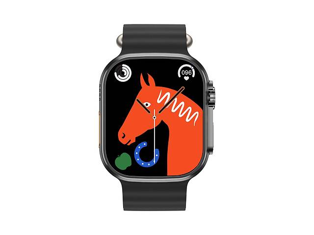 Смарт-часы Smart Watch XO M8 Pro Блютуз v5.0,емкостью 280mAh,IP68 /Android, iOS 3D экран диагональ 1.96 / 49mm Black