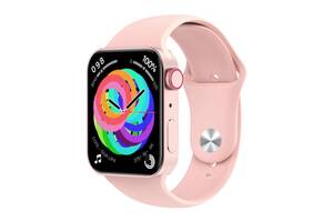 Смарт часы SMART WATCH Y7-SW Aluminium Большой экран 4.4 см Pink