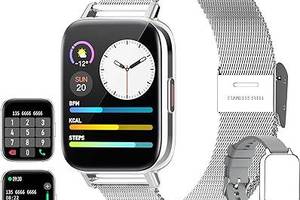 Смарт-часы Taopon Smart Watch Водонепроницаемые умные часы со спортивными режимами, Фитнес-трекер 2 ремешка